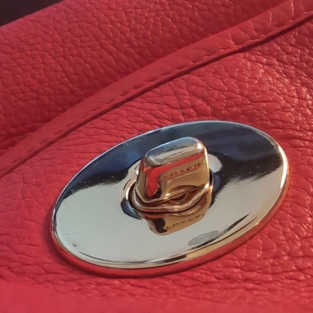 Coach Madison Chain Crossbody in Cardinal Red, Style No. F33878 Purse - Picture 8 of 15